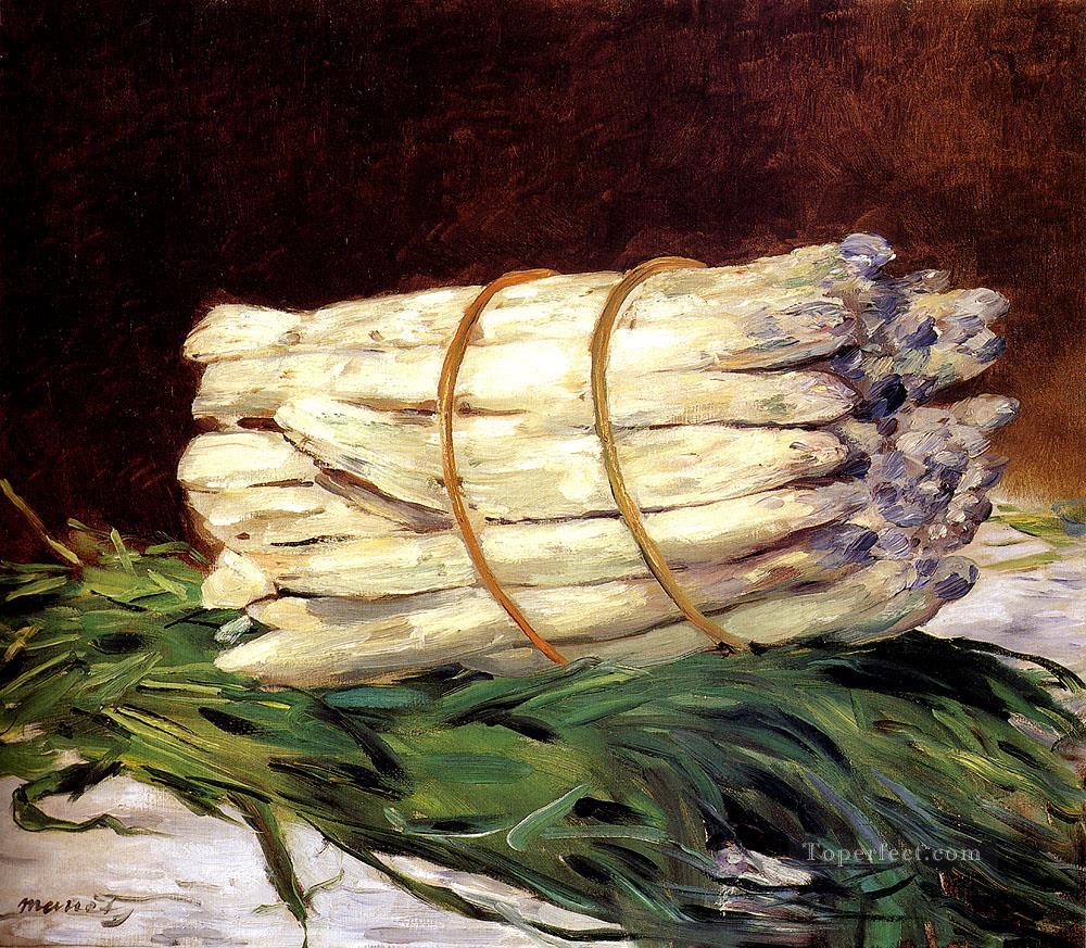 A Bunch Of Asparagus Impressionism Edouard Manet still lifes Oil Paintings